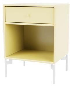 Montana - DREAM - With white legs - Sängbord - Camomile - B 35,4 x H 35,4 x D 30 cm