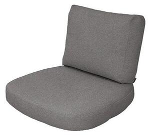 Cane-line - Sense/Moments Lounge Chair Cushion Set Indoor - Kuddar för utomhusbruk - Light Grey - Swipe - B: 72 x D: 83 x H: 21 cm