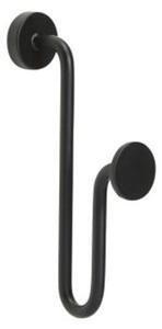 Hübsch - Swing Hook - Krokar - Black - 7 x 2,5 x H13 cm