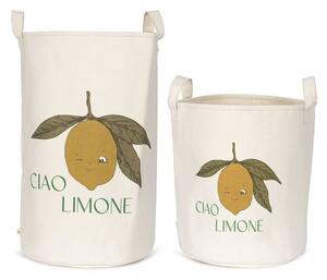 Konges Sløjd - Toy Storage Bags - Förvaringslåda för barn - CIAO LIMONE - H40 x W50 cm