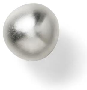 Ferm Living - Mushroom Hook - Krokar - Brushed Stainless Steel - W3,8 x H3,8 x D3,5 cm
