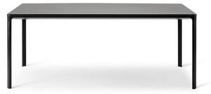 Fredericia Furniture - MESA Table 4616 by Welling/Ludvik - Matbord - Black Linoleum / Black Aluminium - W160 x W90 x H73 cm