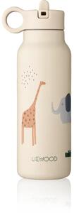 LIEWOOD - Falk water bottle - Dricksflaska för barn - 1111 Safari sandy mix - D 6,4 x H 19,5 cm