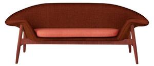 Warm Nordic - Fried Egg Sofa / Colour - Soffa för 2 personer - Rust - Sabi 0551/Nara 011/Balder 0542 - W186 x D68 x H70 cm