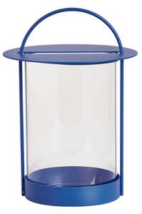 OYOY LIVING - Maki Lantern - Lykta - 609 Optic Blue - Small - Ø20,5 x H29 cm