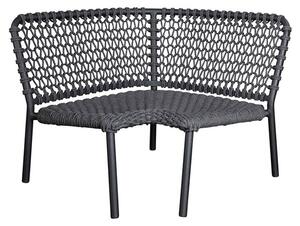 Cane-line - Ocean modul sofa u. hynder - Trädgårdssoffa - Hjørne modul - Soft rope - W74 x D74 x H73 cm