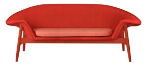 Warm Nordic - Fried Egg Sofa / Colour - Soffa för 2 personer - Red - Vidar 0542/Balder 0562/Balder 0542 - W186 x D68 x H70 cm