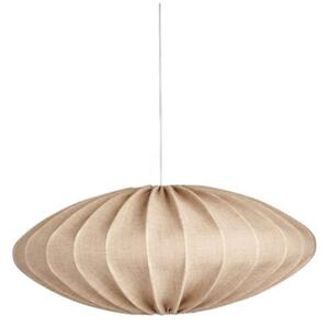 Watt & Veke - Ellipse Linen - Hängande lampa - Sand - Small - H25 x Ø65 cm