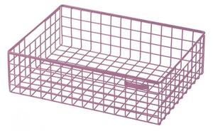 Kalager Design - Wire Basket, Medium - Korg - Pink - W38,5 x H11 x D25,5 cm