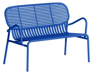 Petite Friture - Week-End Double Sofa, Blue - Trädgårdsbänkar - Studio Brichet-Ziegler - Blå - Metall