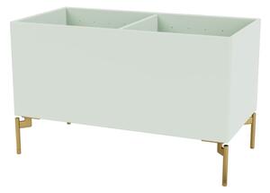 Montana - Colour Box III – S4162 - With Brass Legs - Förvaringslådor - Mist - W46,8 X H42,6 X D35,4 cm