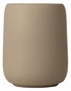 Blomus - Sono Toothbrush Tumbler - Behållare - Tan - H11 x Ø8,5 cm / 0,3 L