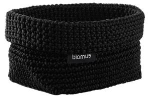 Blomus - Tela - Crochet basket - Korg - Black - Medium - H90 x L150 mm