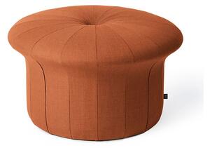 Warm Nordic - Grace Pouf - Puff - Canvas 454 (Burnt Orange) - Ø77 x H44 cm