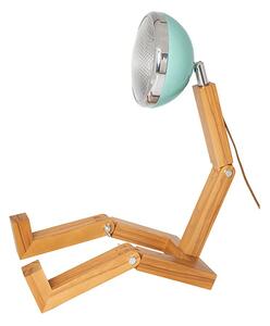 Mr. Wattson - Mega Wattson - Golvlampa - Tiffany Green - W31,2 x D55,3 x H77-83,7 cm