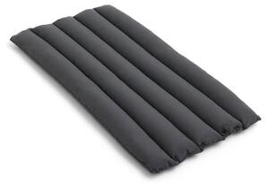 HAY - PALISSADE / Soft Quilted Cushion for Lounge Chair Low - Kuddar för utomhusbruk - Anthracite - W50 x L94 x H6.5 cm