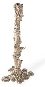 Polspotten - Drip Candle Holder - Ljusstake - Silver - XXlarge - L11 x W18 x H50 cm