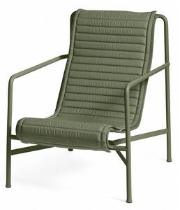 HAY - PALISSADE / Quilted Cushion for Lounge Chair - Kuddar för utomhusbruk - High - Olive - W139 x D49,5 x H1cm