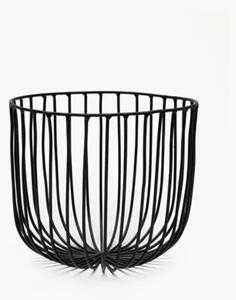 Serax - Basket Catu - Korg - Black M - Ø18 x H15 cm