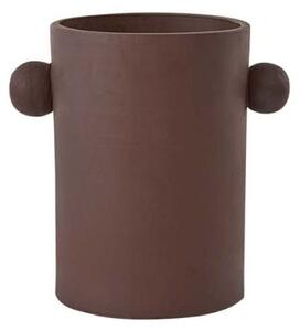 OYOY LIVING - Inka Planter - Växtlåda - Choko - Small - H31 x L30,6 x W22 cm
