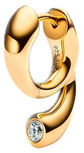 Maria Black - Mermaid Pool Huggie - Örhänge - 18K Gold plated - 7,5 mm