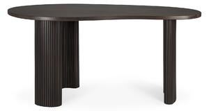 Ethnicraft - Boomerang Desk - Varnished Mahogany - Dark Brown - 160 cm - Skrivbord - Alain Van Havre - Träfärgad - Trä