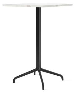 Audo Copenhagen - Harbour Column Bar Table 4-star - Black/Off White - 70x60 cm - Barbord - Norm Architects - Svart - Metall/Sten