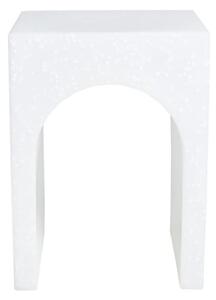 OYOY LIVING - Siltaa Recycled Stool - Pall för barn - 101 White - H42 x L28 x W31 cm