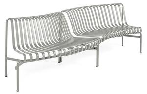 HAY - Palissade park dining bench in-out - Trädgårdsbänk - Sky grey - W283 X D97 X H80 X SH45