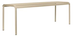 Ferm Living - Dapple Bench - Trädgårdsbänk - Cashmere - W130 x D39.8 x H45 CM