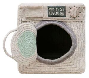Lorena Canals - Play Basket Washing Machine - Förvaringslåda för barn - Washing Machine - H33 x W31 x D30 cm