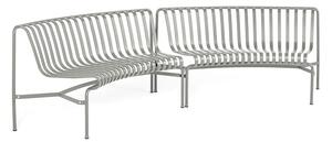 HAY - Palissade park dining bench in-in - Trädgårdsbänk - Sky grey - W295.5 X D107 X H80 X SH45