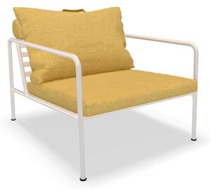 HOUE - AVON Lounge Chair - Trädgårdsstol - Dijon/Muted White - H58 x W81 x D99 x SH39 cm