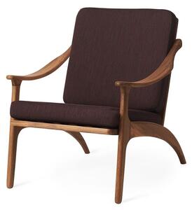 Warm Nordic - Lean Back Chair - Fåtölj - Balder 382 (Coffee Brown) - L68 x W80 x H78 cm