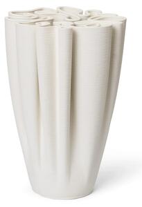 Ferm Living - Dedali Vase - Vas - Off white H25 - W17 x H25 cm