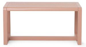 Ferm Living - Little Architect Bench - Bänk för barn - Rose - W62 x H30 x D30 x SH30 cm