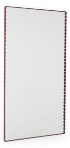 HAY - Arcs Mirror | Rectangle - Spegel - Large / Burgundy - W72 x D3 x H133 cm