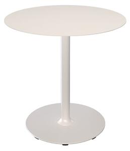 HOUE - Pico Café Table - Ø74 cm - Round Base - Cafébord - Muted white - Ø74 x H74 cm