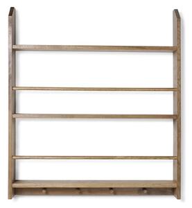 KAS Kopenhagen - Eli Plate Rack - Hylla - Smoked Oak - H100 x L70 x D11 cm