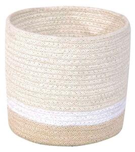 Lorena Canals - Basket Mini Tricolor - Korg - Ivory - H15 x Ø15 cm