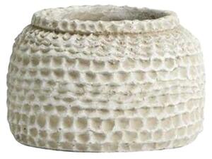 Nordal - AOBA pot - - White, S - H11 x D16 cm