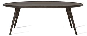 Mater - Accent Oval Lounge Table - Matbord - Sirka grå farvet eg - oval lounge - W: 80 cm L: 120 cm H: 42 cm