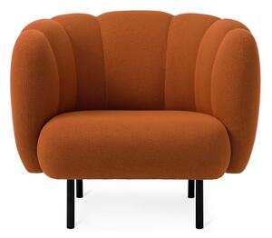 Warm Nordic - Cape Stitch Lounge Chair - Fåtölj - Merit 032 (Terracotta) - W95x D84 x H80