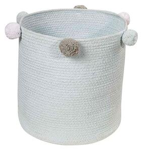 Lorena Canals - Baby Basket Bubbly - Förvaringslåda för barn - Blue - H30 x Ø30 cm