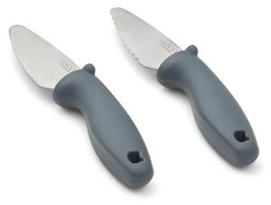 LIEWOOD - Perry Cutting Knife Set - Kniv - 7130 Whale blue - L15,5 x W 3 cm