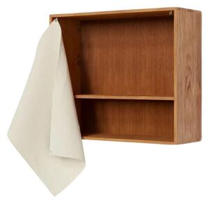 FRAMA - Shelf Library Canvas Cabinet - Hyllsystem - Natural oak - H68 x W80 x D27 cm / Canvas: W66 x L78.5 cm
