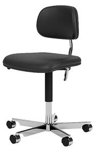 Montana - KEVI 2534U Office Chair - Kontorsstol - Ultra Black Leather - W56 x L56 x SH 40-53 cm