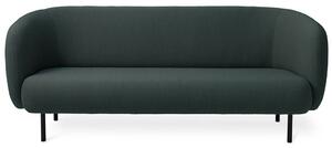 Warm Nordic - Cape Sofa - Soffa för 2 personer - Mosaic 972 (Petrol) - L200 x W82 x H80 cm