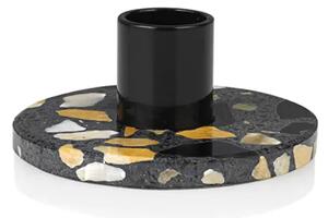 Lucie Kaas - ERAT Candle Holder - Ljusstake - Black - Ø8,5 cm