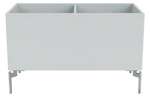 Montana - Colour Box III – S4162 - With Chrome Legs - Förvaringslådor - Oyster - W46,8 X H42,6 X D35,4 cm